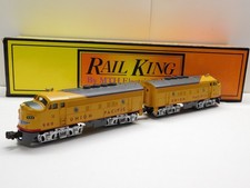 MTH O SCALE RK-2002 UNION PACIFIC F-3 AA DIESEL LOCOMOTIVE TRAIN SET U.P.