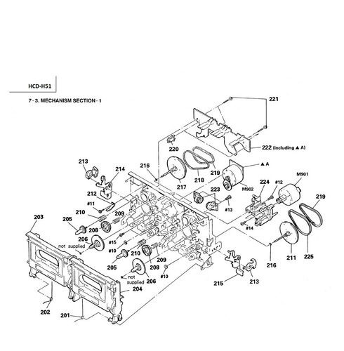 Kit courroies pour chaine - kit, 4