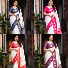 Saree En Soie Designer Avec