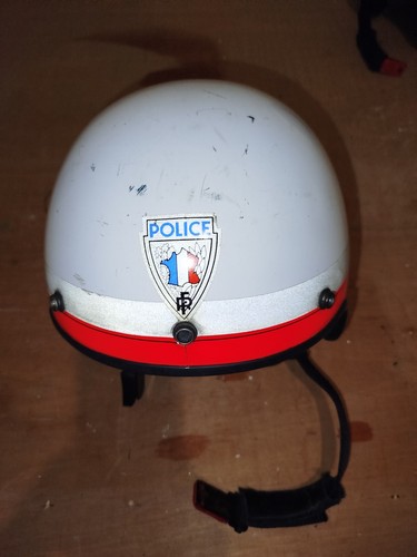 Casque moto motard police