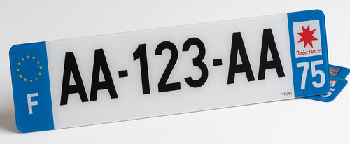 Plaque immatriculation - plaque, d’immatriculation