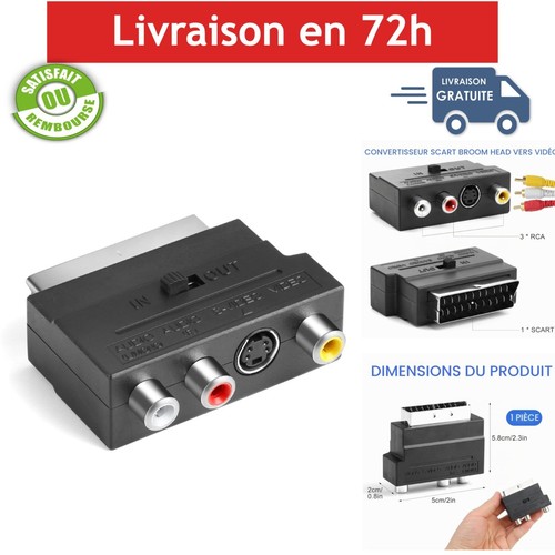 Adaptateur péritel vers - péritel,