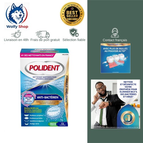 Polident nettoyant prothèses - polident,