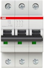 ABB 2CDS253001R0537 Circuit Breaker K, 6kA, 32A, 3P S203-K32 IP20 Brand New