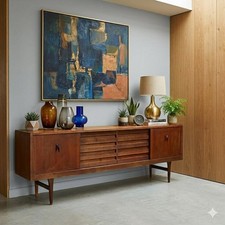 Buffet Bas Vintage Plaqué en
