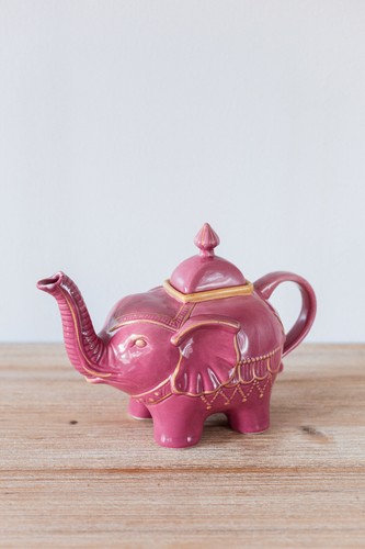 Théière éléphant rose - Éléphant, en
