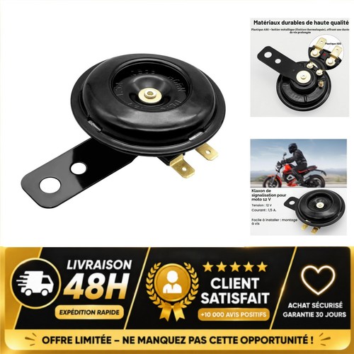 Klaxon moto 12v 105 - moto, db