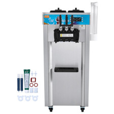 Machine À Crème Glacée Appareil À Glace Italienne 3 Saveurs 21-31 L/H Snack-Bar