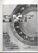 AD ADVERTISING BEARING SKF PARIS
