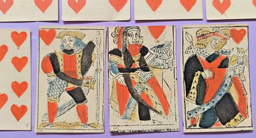 Xviiie jeu de cartes - -,