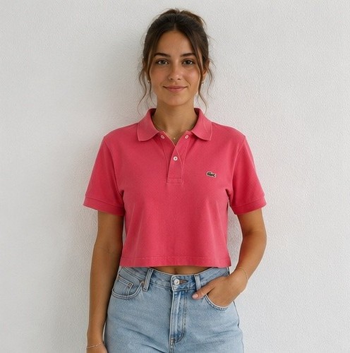 Polo lacoste femme rose - polo,