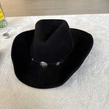 Stetson Hollywood Drive Crushable Black Wool Cowboy Hat Water Repellent Med