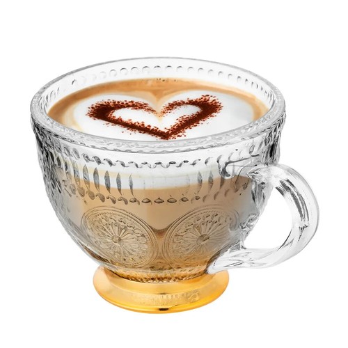Tasse verre pour café et - café,