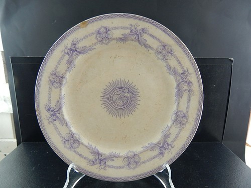 Antique rare plat - plat, pottery