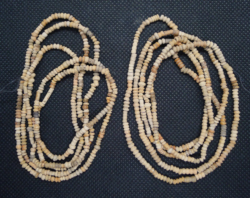 82cm perles terre - 82cm, cuite