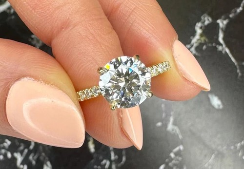 Bague diamant taille - , cvd