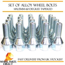 Alloy Wheel Bolts (20) 14x1.5 Nuts Tapered for Mercedes Vito [W639] 03-14