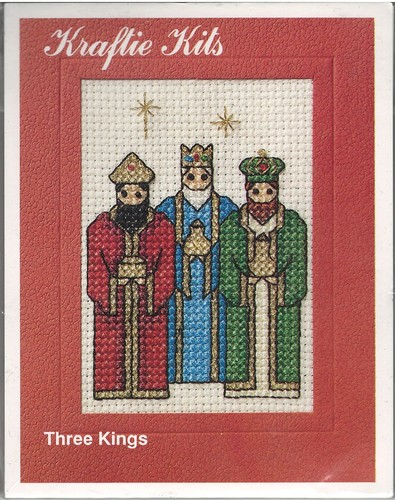 Carte broder les rois mages - à,