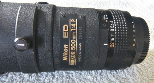 Objectif nikon nikkor 500mm - objectif,
