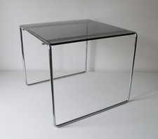 TABLE BASSE EN VERRE FUMEE +