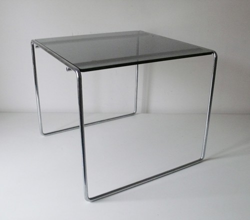 Table basse verre fumee - table,