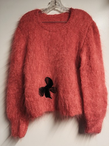 Hand knit women - knit, mohair