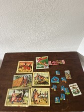 Lot Vintage figurine prime LES FERMIERS REUNIS Unipro + Images Publicitaire 70’s