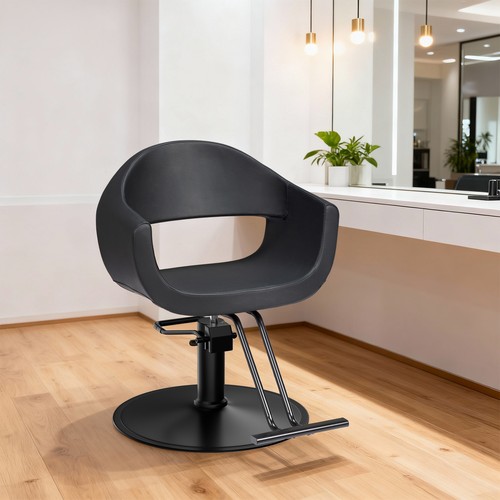 Barber chair with hydraulic - with,