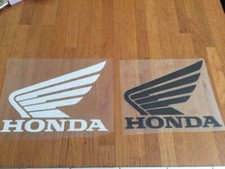 HONDA PATCH FLOCAGE LOGO VINYLE - 13 CM PAR 11 CM