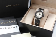 Near MINT / Box Paper* Bvlgari Diagono DG35SV Silver Auto 35mm Men's Watch JAPAN