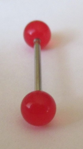 Piercing langue barbell 19 - langue,