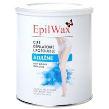 EpilWax Pot de Cire Liposoluble à l’Azulène pour Épilation - Cire Chaude Prof...