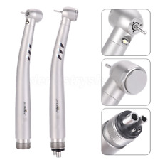 AZDENT Dental LED E-generator Fiber High Speed Handpiece Air Turbine 4/2Holes