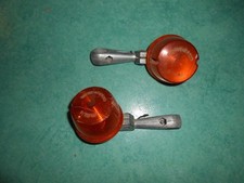 Paire clignotants chromés