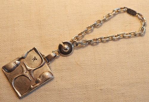 Porte clef argent massif 31 - clef, 16,31