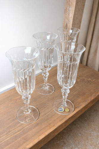Bohemian crystal champagne - 4,
