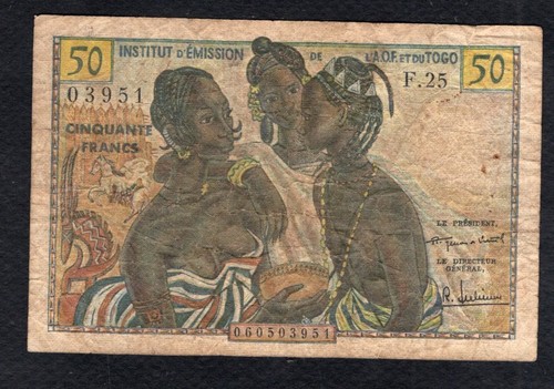 Togo francs 1956 - 50, etat