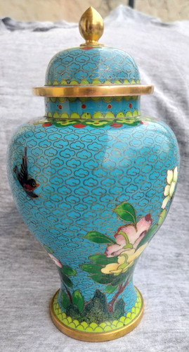 Potiche vase emaux - vase,