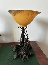 lampe art nouveau Fer Forgé
