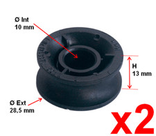 1243371 Roulette de panier