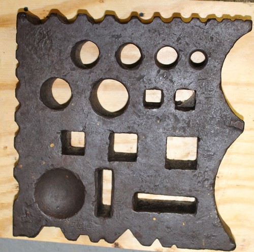 Antique cast iron swage block - swage,