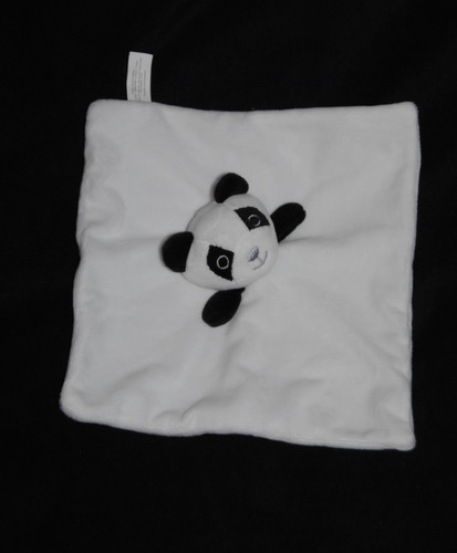 Doudou plat panda - 🐼, blanc