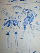 RARE LETTRE ILLUSTREE DESSIN