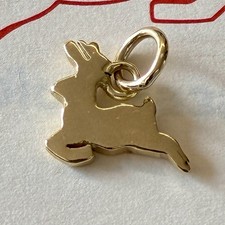 Dodo Pomellato 18kt Yellow Gold Moose Reindeer Pendant 750 Rare Collecting Origin