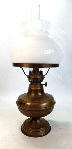 Lampe huile cuivre - à, et