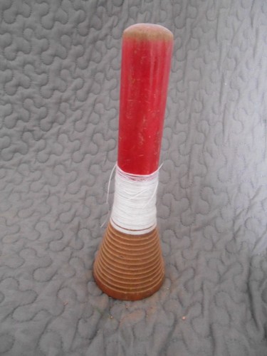 Ancienne bobine tissage - , bois