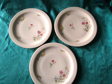 3 assiettes plates en