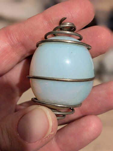 Boule pierre opaline - pierre,