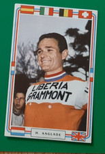 CYCLING cycling card HENRI ANGLADE team LIBERIA GR... edition MIRROR SPRINT