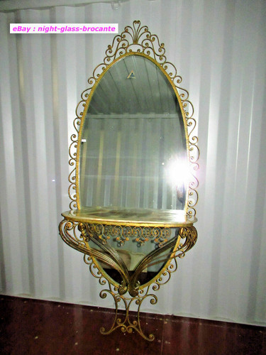Grand miroir avec console - grand,